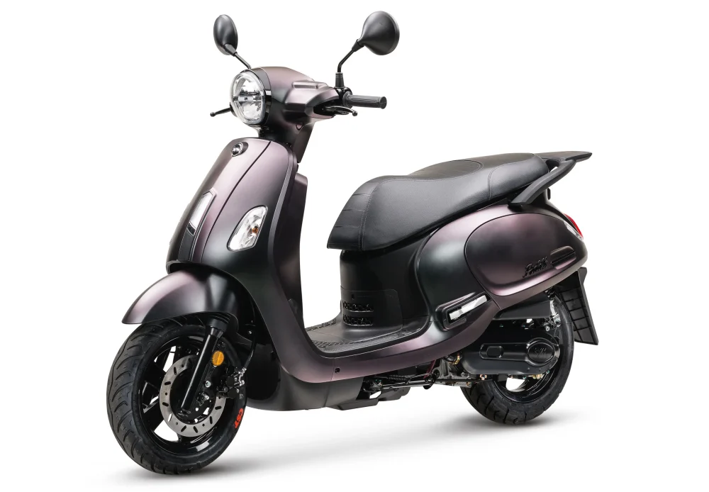 SYM Fiddle 4 retroscooter zijaanzicht