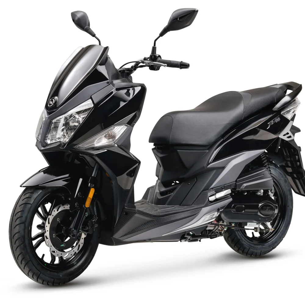 SYM Jet 14 sportieve scooter zijaanzicht