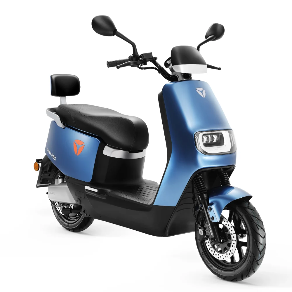 Yadea E8S Lite elektrische snorscooter in blauw