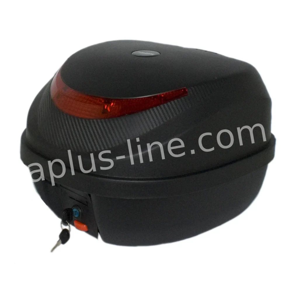 Topkoffer Zwart 32 Liter met Rugsteun