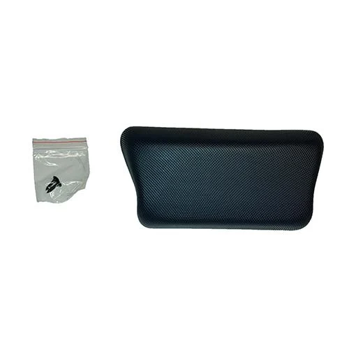 Rugsteun voor Topkoffer Aluminium Look