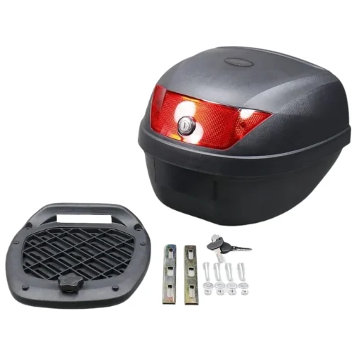 Topkoffer zwart 28 liter