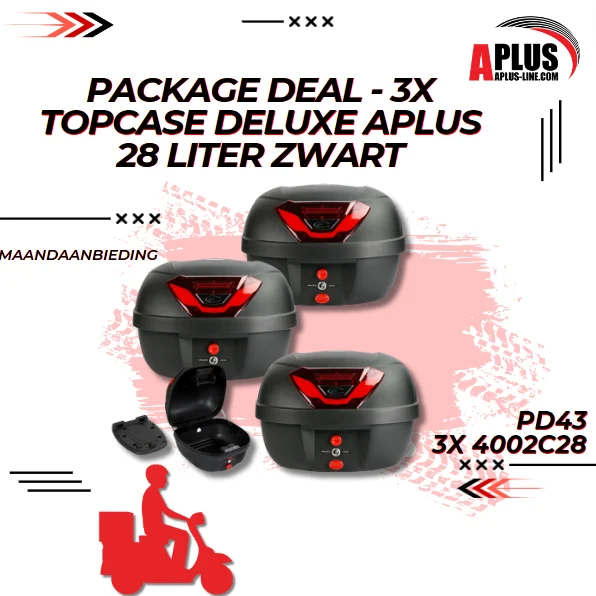 Package Deal 3x Topkoffers Deluxe Aplus 28 Liter