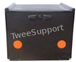 Pizzakoffer Zwart Dubbel Geïsoleerd 90 Liter