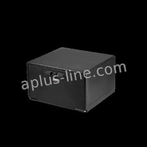 Fiets Pizzakoffer Zwart Geïsoleerd 85 Liter