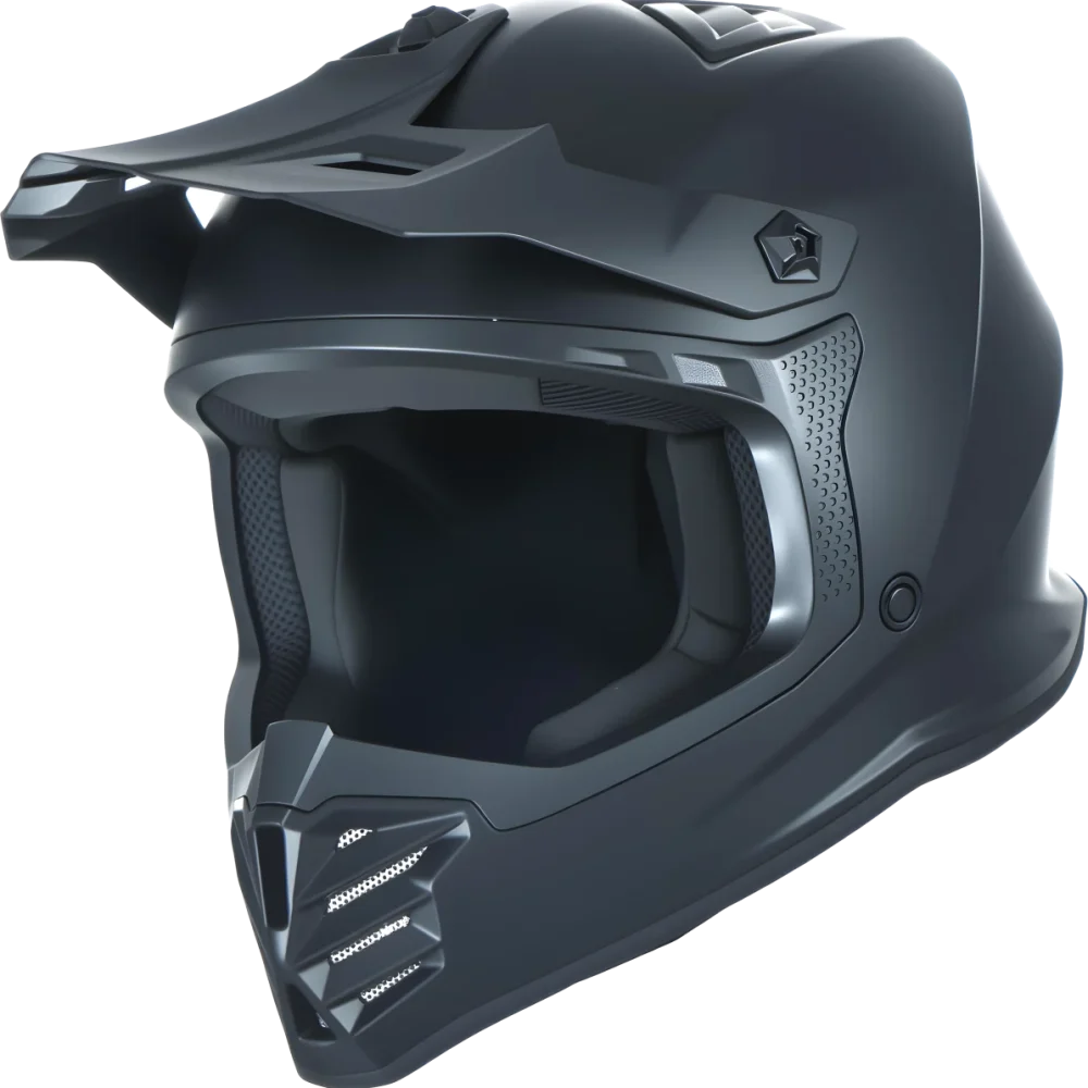 Kinderhelm Vito Bambino Crosshelm Tivoli Mat Zwart XS