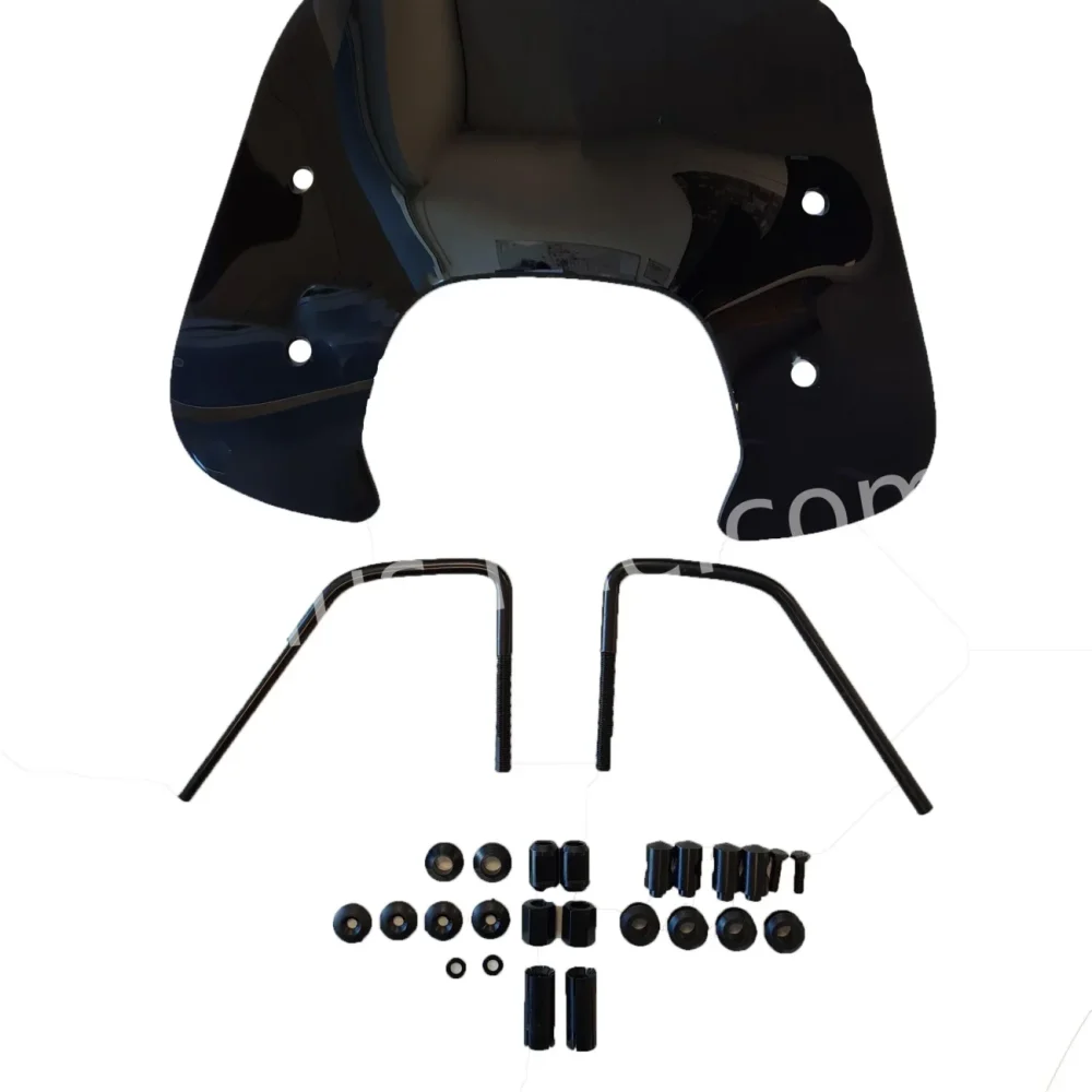 Windscherm Aplus Sprint Laag Glans Zwart