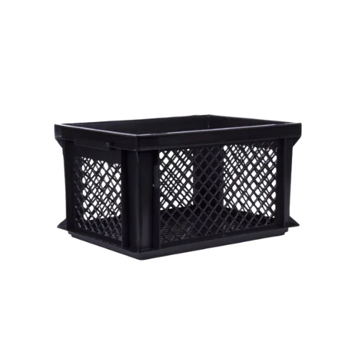 Fietskrat A-Plus kunststof zwart 40x30x22cm