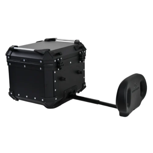 Topkoffer Coocase Aluminium Zwart 45 Liter