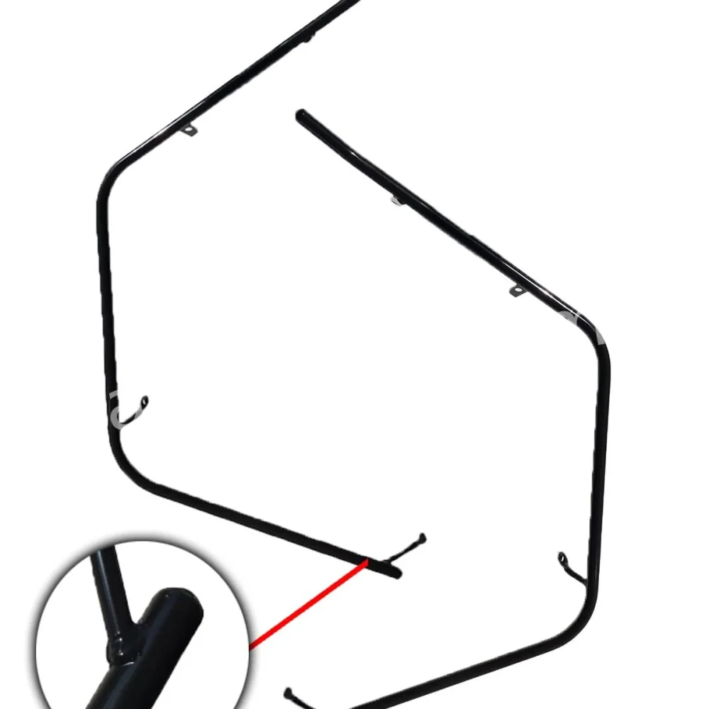 Valbeugel voorzijde Aplus N-serie glans zwart