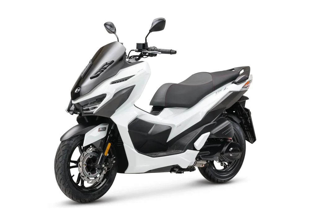 SYM Jet X 125 LC/ABS in White zijaanzicht