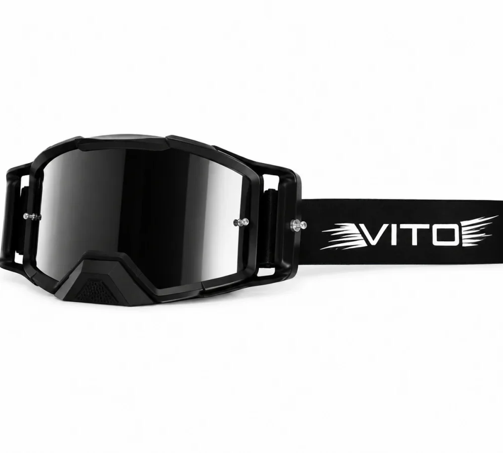 Vito Pulse Crossbril Zwart - Smoke Vizier